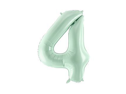 Balon folija-svetlo zelena "4" (72 cm)