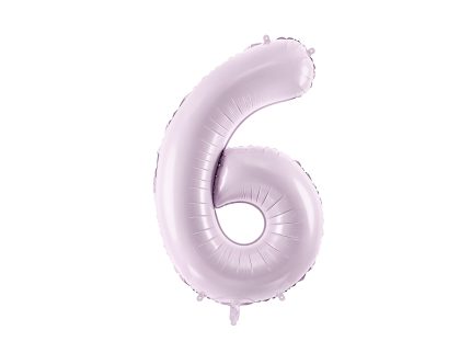 Balon folija-svetlo vijoličen "6" (72 cm)