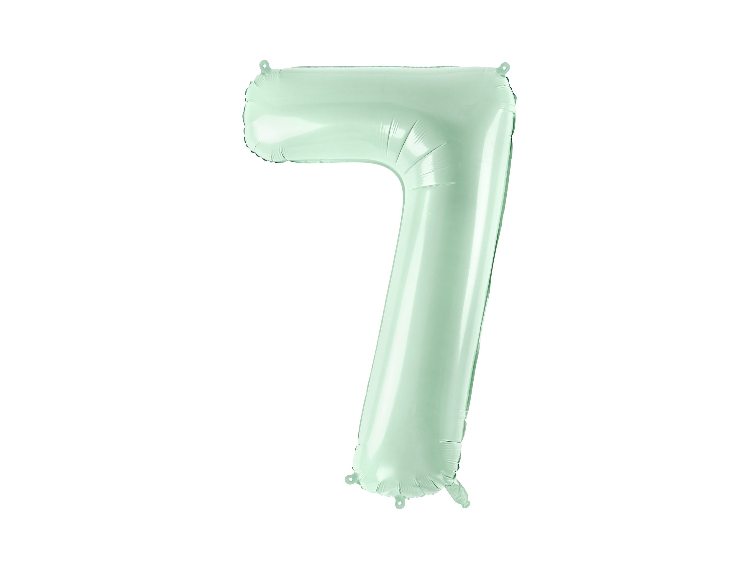 7 zel Balon folija-svetlo zelena "7" (72 cm) - slika 1